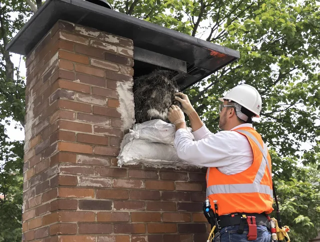 Humane removal of debris and animals by Fort Collins Chimney Sweep in Fort Collins, CO