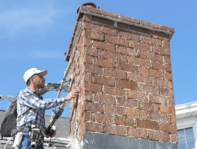 Brickwork for a chimney rebuild by Fort Collins Chimney Sweep in Fort Collins, CO