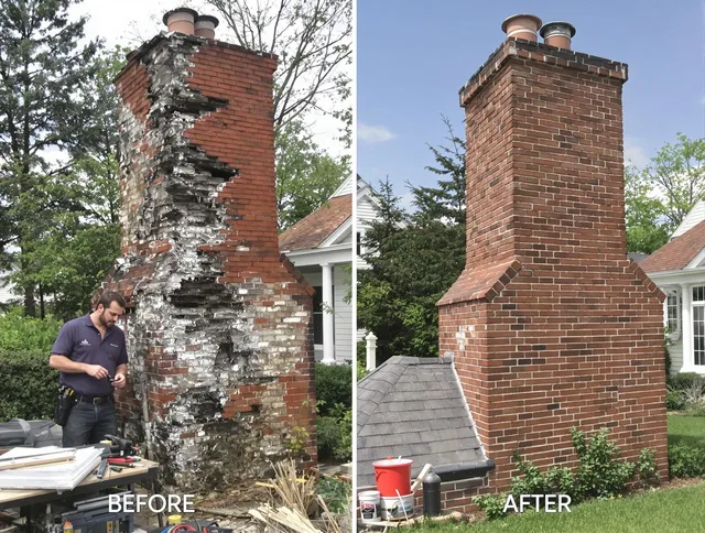 Fort Collins Chimney Sweep performing a full chimney restoration in Fort Collins, CO