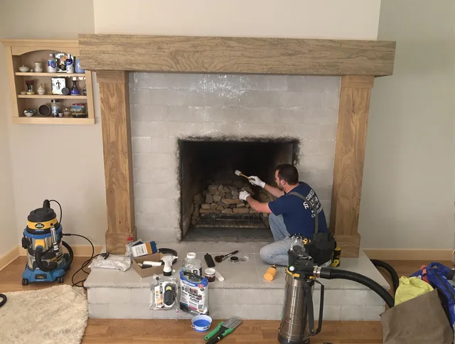 Detailed creosote removal process by Fort Collins Chimney Sweep in Fort Collins, CO